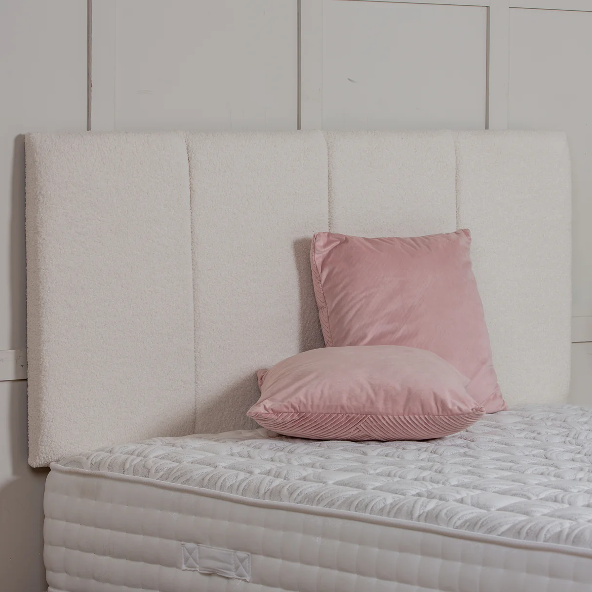 Windsor Divan Bed Set with Headboard UK - Side view of premium divan from Newcastle Beds UK